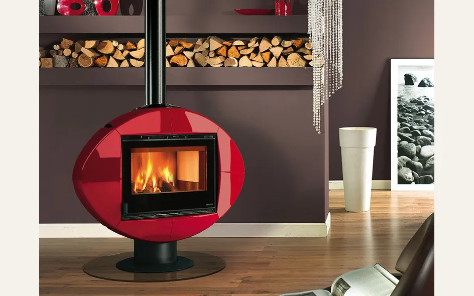 Stufa a legna Nordica modello Ellipse