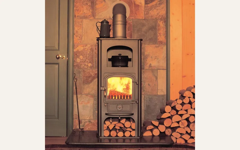 Stufe a legna con forno usate