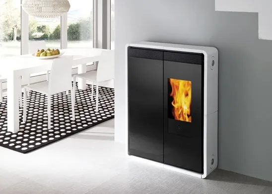 Una stufa dal design moderno