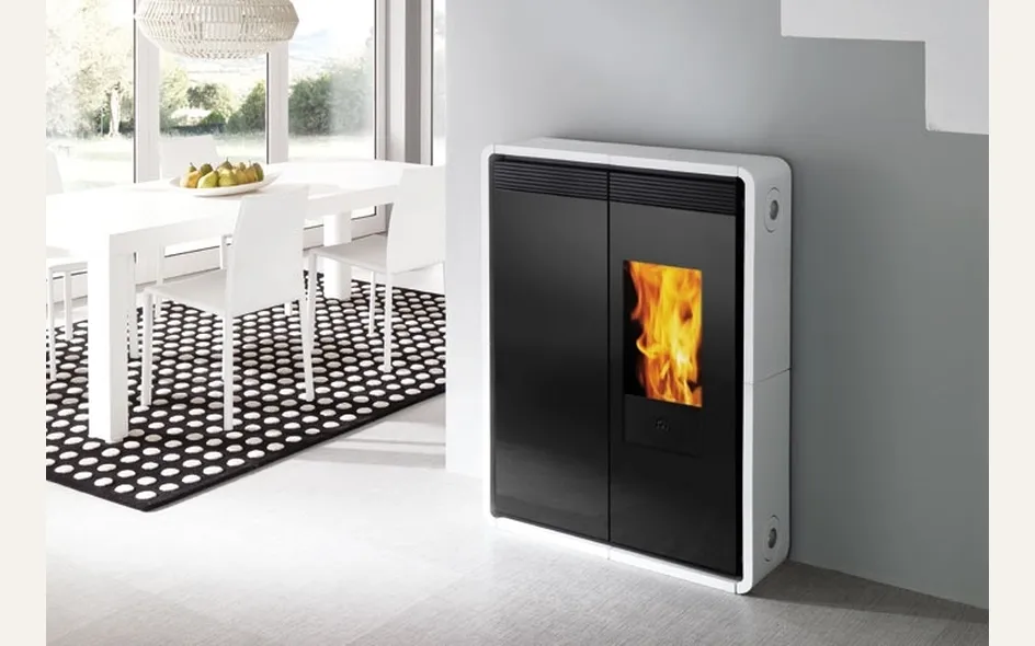 Una stufa dal design moderno