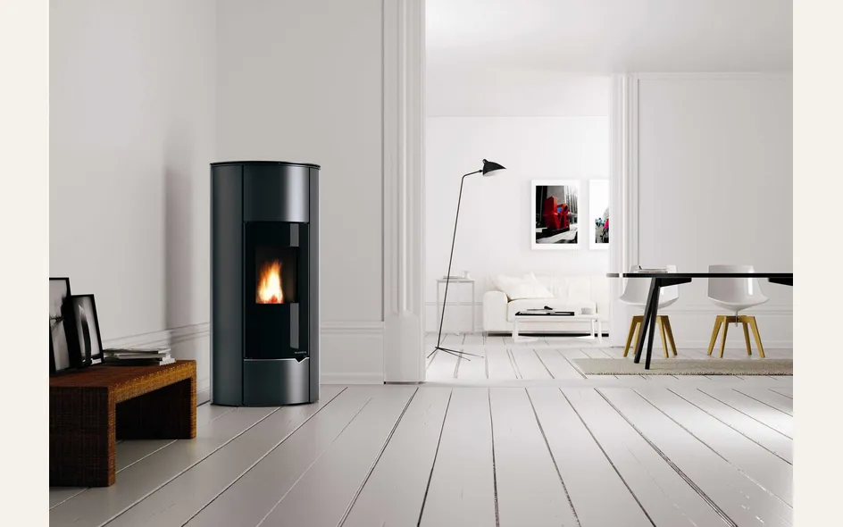 Stufa a pellet di design