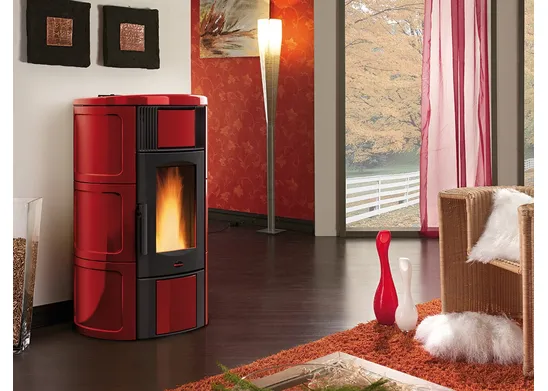 Termostufa a pellet Nordica Extraflame modello Iside Idro