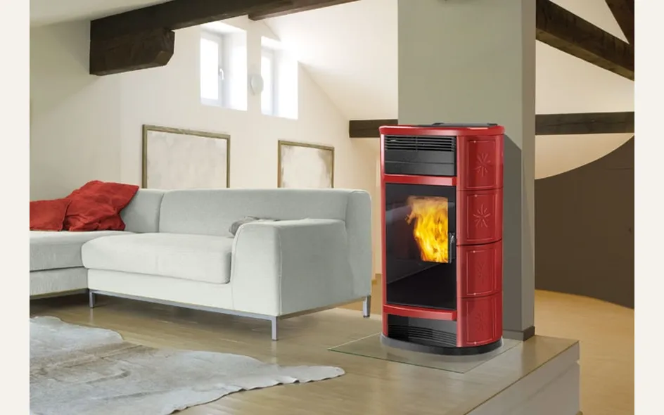 Termostufa a pellet modello Anda della Edilkamin