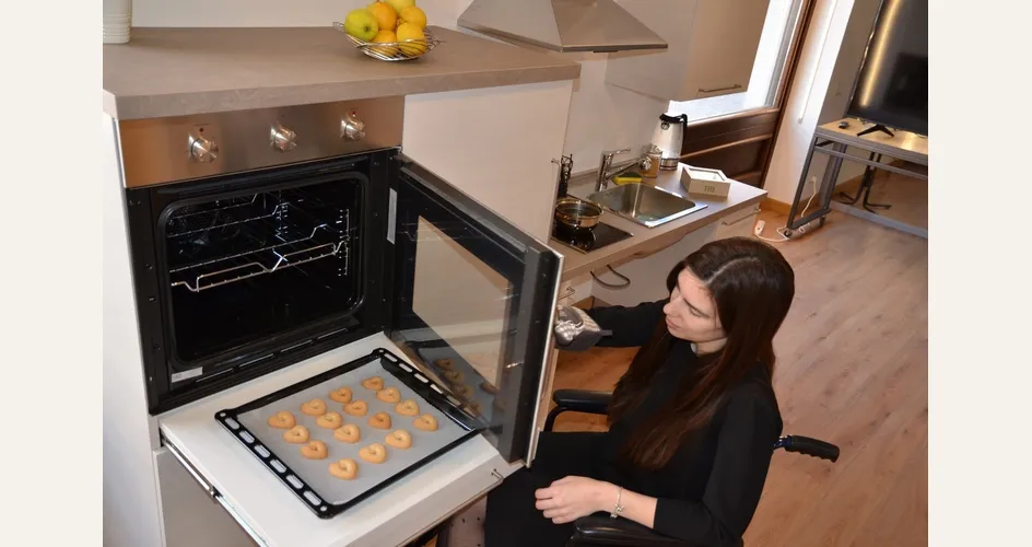 Cucina accessibile per disabili