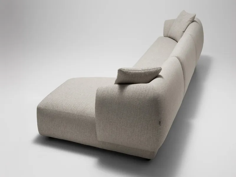 Avvolgente il divano Kamari by Twils con chaise longue