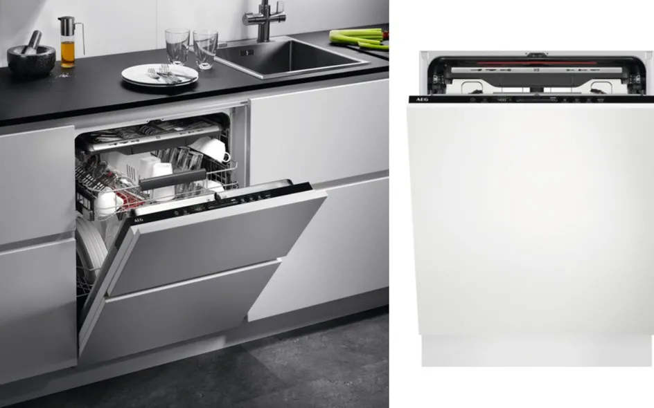 Lavastoviglie integrata totale serie 7000 GlassCare 60 cm di AEG