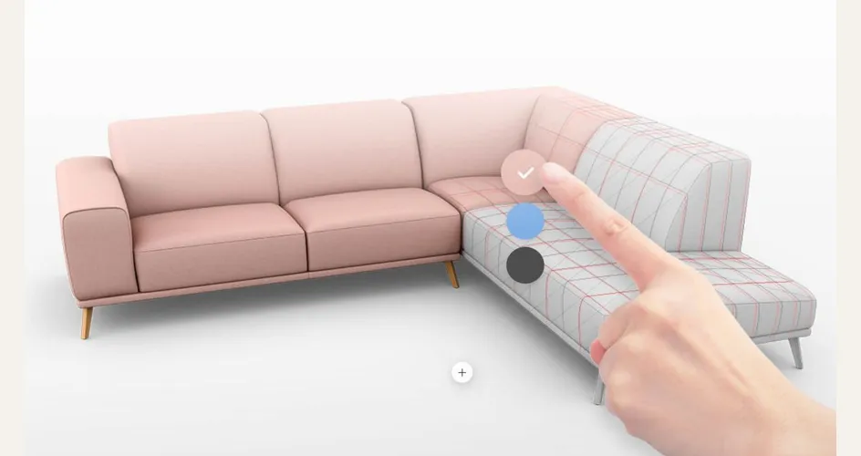 Utilizzo dell'app Roomle 3D & AR floorplanner