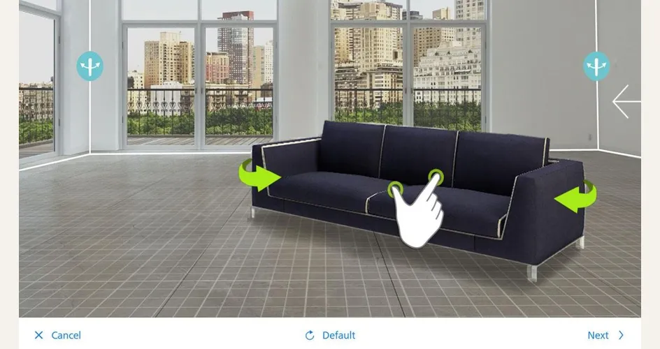 Homestyler permette di scegliere arredi realmente esistenti