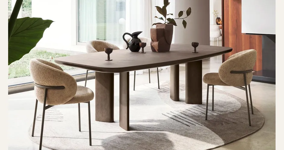 Tavolo Sandy di Calligaris, anche in versione allungabile
