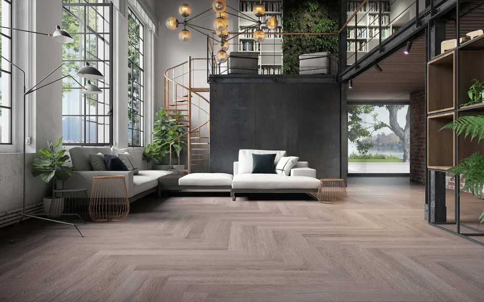 Parquet rovere Grigio Marino - spina italiana 140 di Listone Giordano