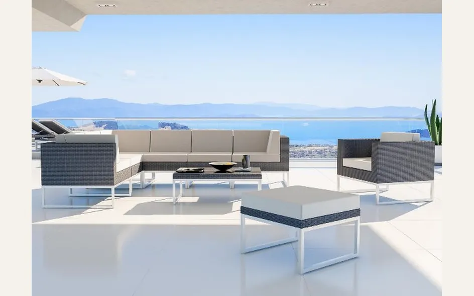 Divani rattan angolari