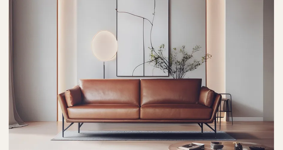 Rivestimento divano in pelle: finiture a confronto e cura necessaria (foto Divano Calia Venere)