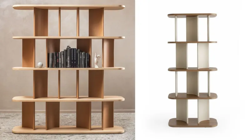 Morica Design - Parentesi: libreria fissa autoportante