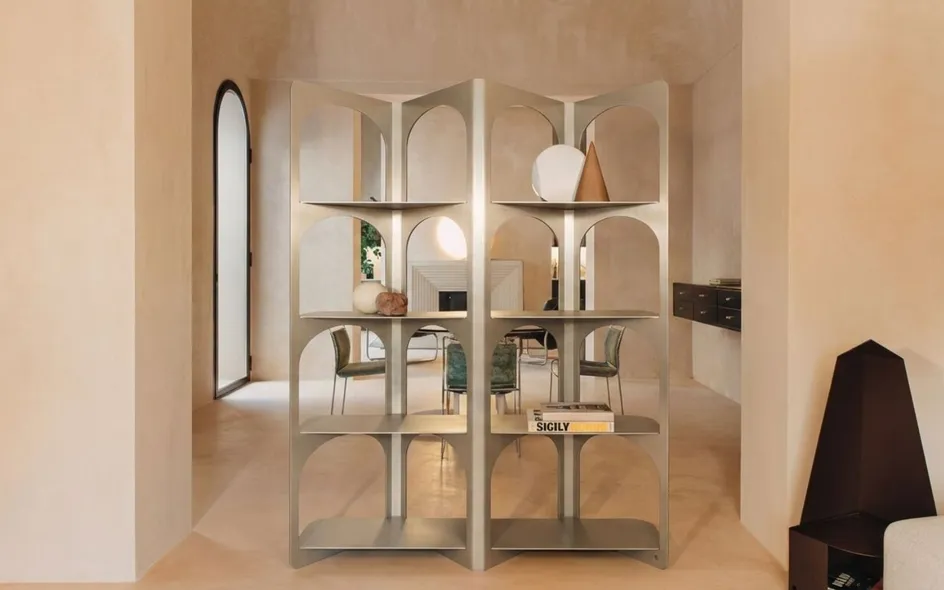 Second-Studio - Arcus: libreria autoportante a giorno