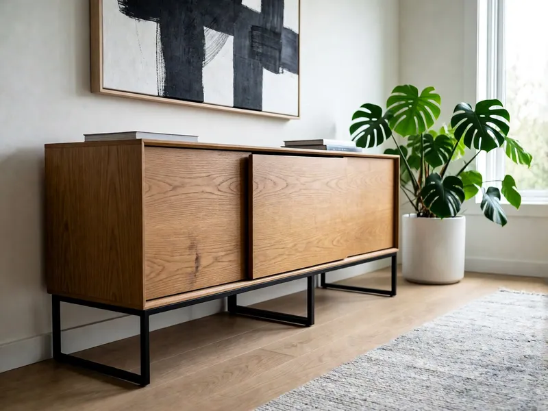 Materiali e finiture delle madie in legno moderne