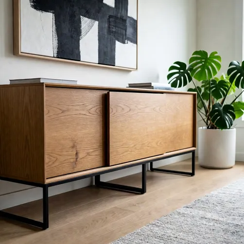 Materiali e finiture delle madie in legno moderne