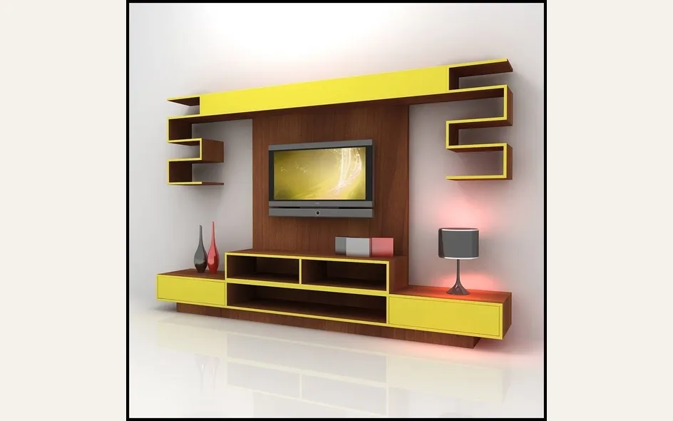 Parete attrezzata di design