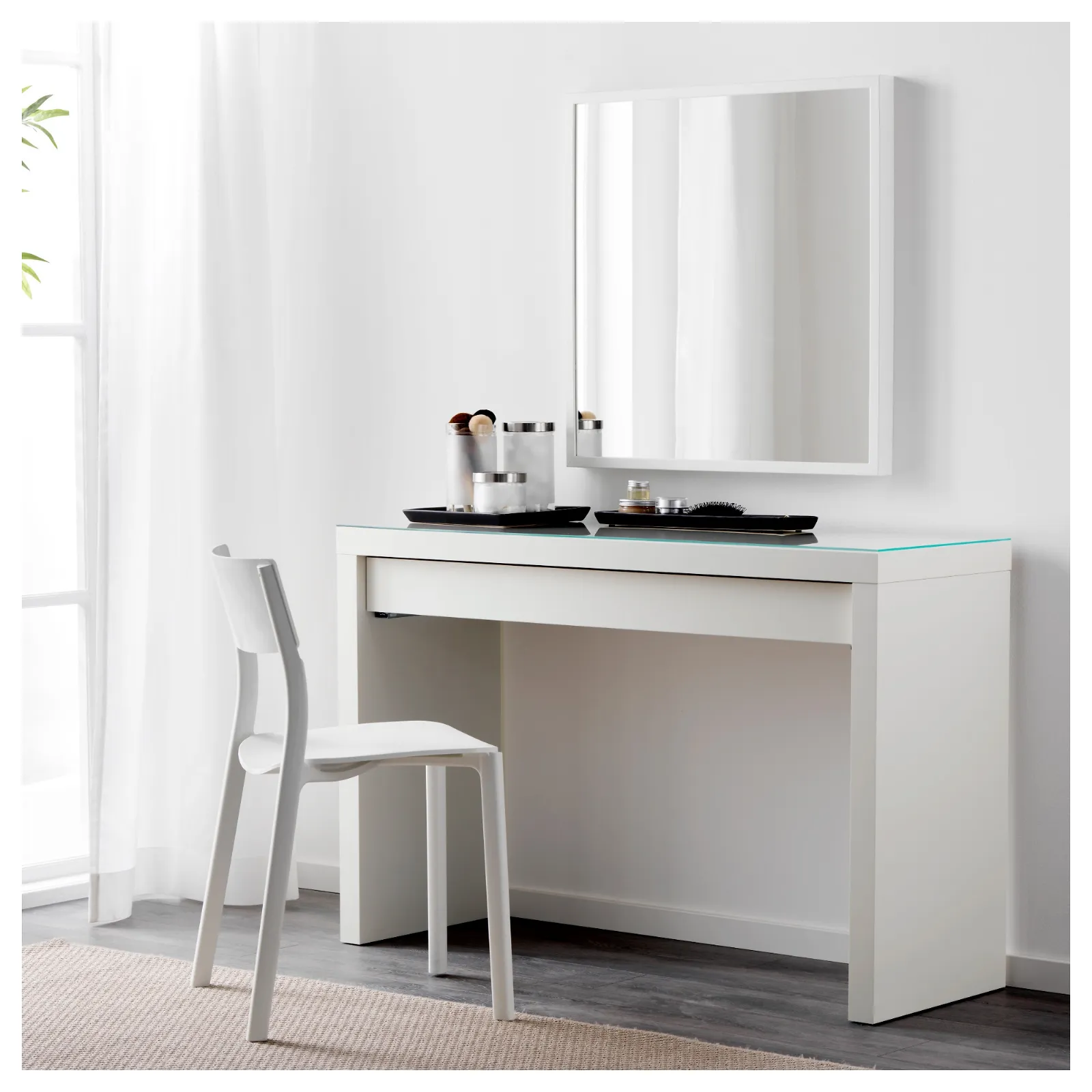 PANGET tavolo consolle, bianco, 106x42 cm - IKEA Svizzera