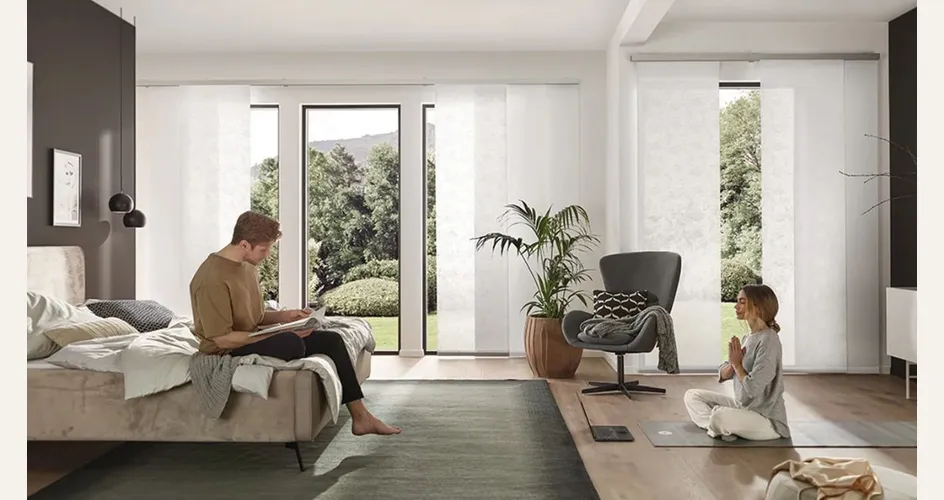 Tende a pannello con tecnologia FreeLine di Kadeco