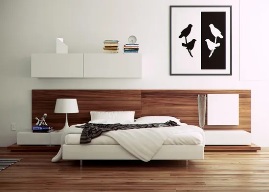 quadro moderno in camera da letto