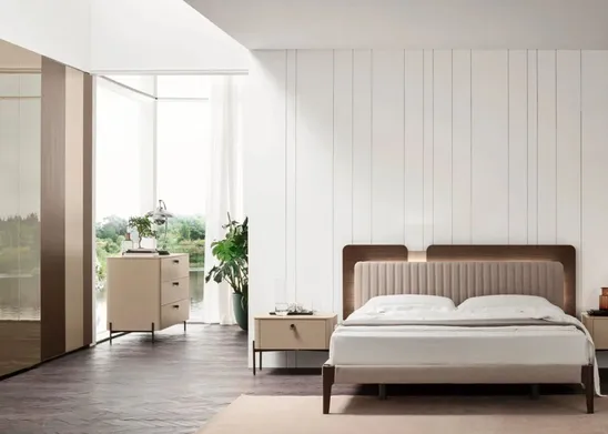 Ginger Imbottito di Maronese: testiera con luce led perimetrale
