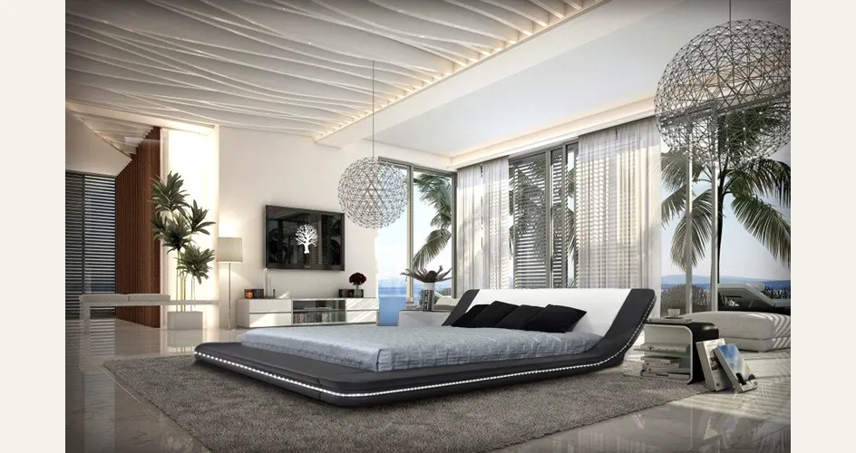Letto matrimoniale moderno