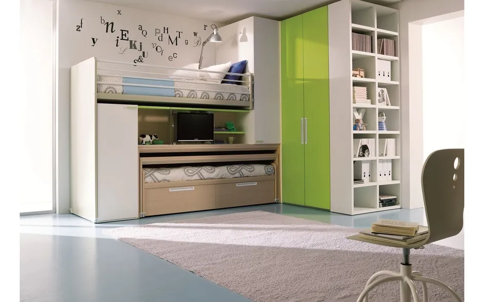 cabina Xcab Dielle con libreria