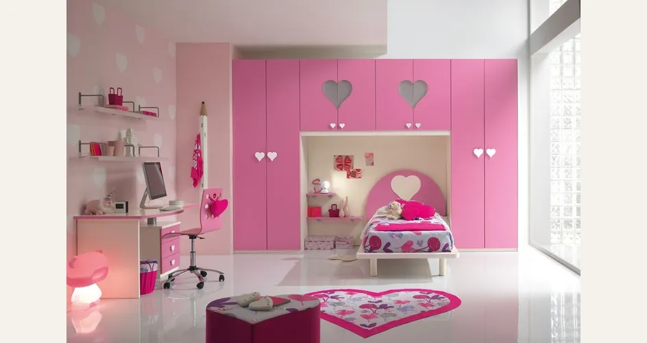 Cameretta a ponte per bambine