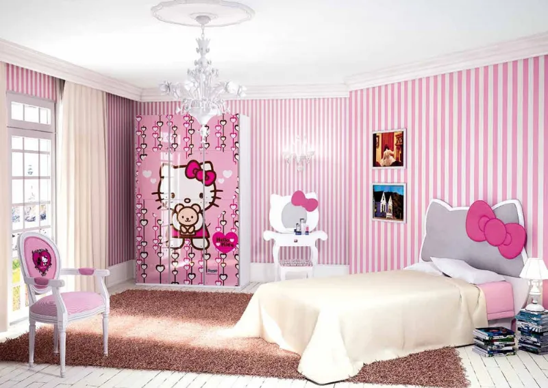 Cameretta per ragazze Hello Kitty