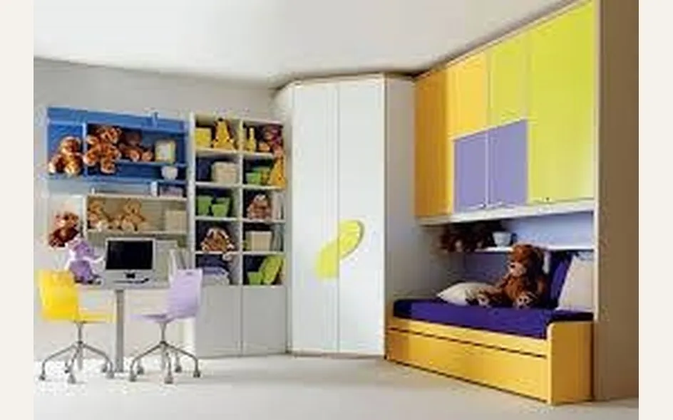 cameretta colorata e divertente