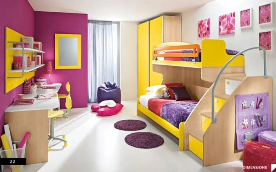 Bellissima cameretta per ragazze