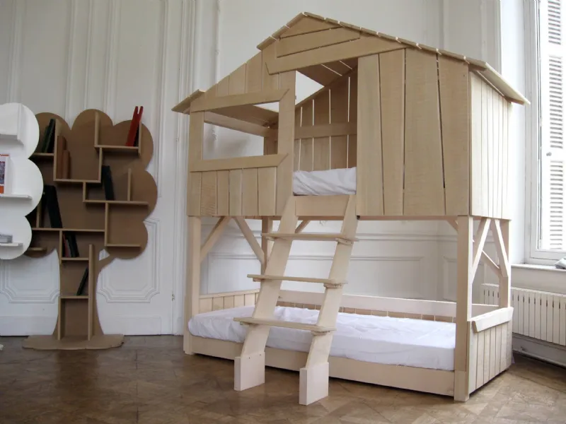 struttura in legno per letto a castello