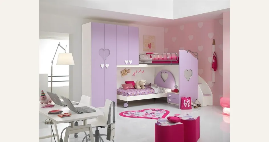 Cameretta moderna per bambina