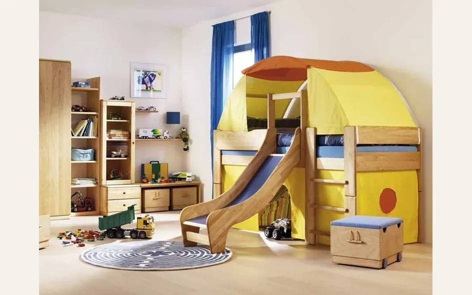 Camerette per bambini in legno