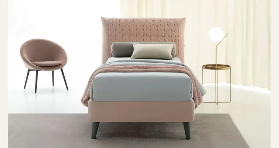 Fanny Fold di Oggioni - Letto tessile completamente sfoderabile