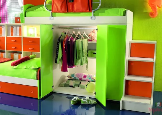 Cameretta colorata per bambini