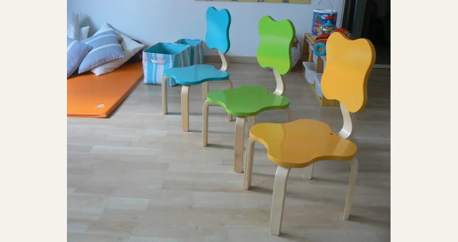 Sedie colorate per bambini
