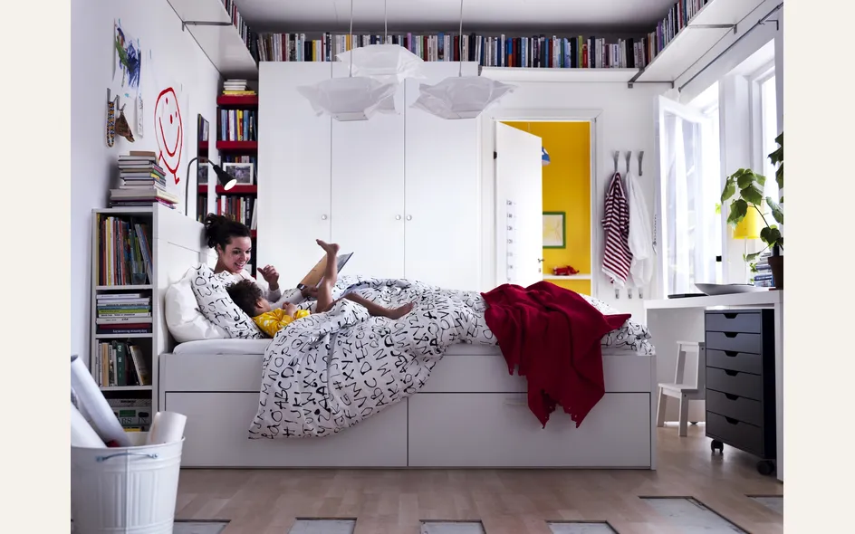letto singolo Brimnes ikea