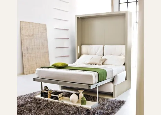 Letto matrimoniale a scomparsa