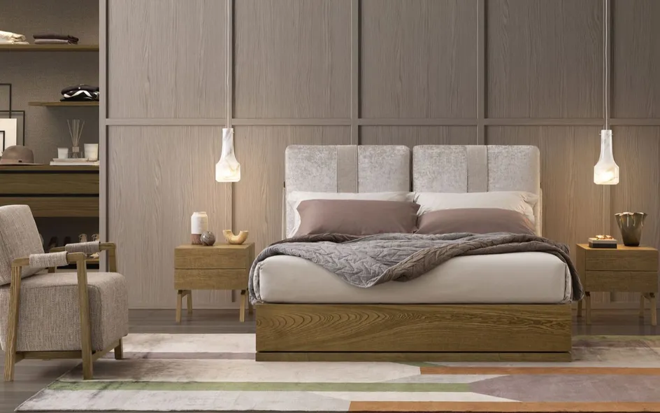 Letto contenitore Oberoi Legno di Oggioni