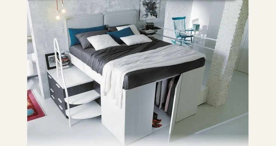 Letto matrimoniale Container di Dielle