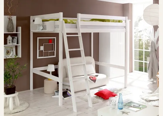 Letto matrimoniale a soppalco