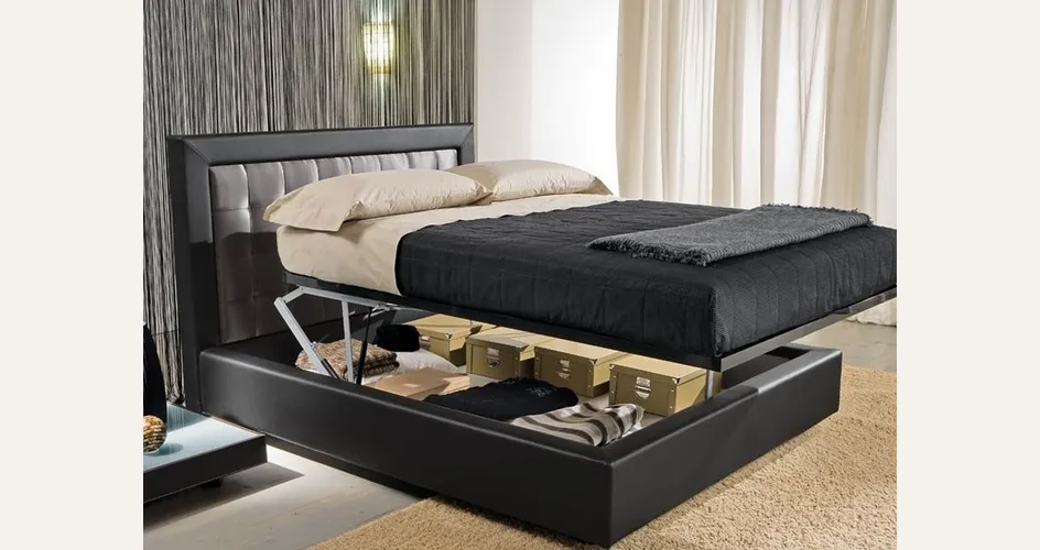 letto matrimoniale contenitore