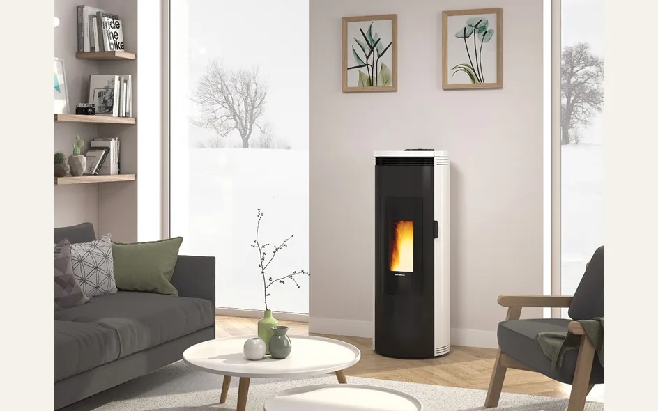 La caldaia a pellet Amika di La Nordica Extraflame 