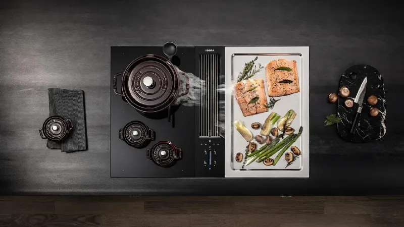 Il piano cottura a induzione Samsung Chef Collection Virtual Flame
