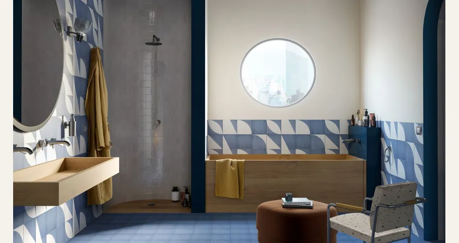 Marazzi - Scenario Blu e Scenario Decoro Mix Blu