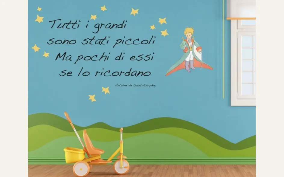 Adesivo murale con scritta in vendita da Leroy Merlin