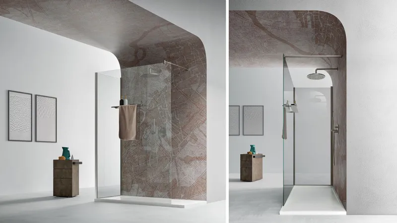 Cerasa - Sistema doccia Walk in Nude 