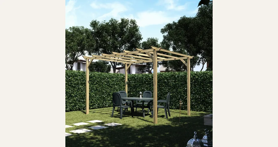 Pergola libera modello Apple di Leory Merlin