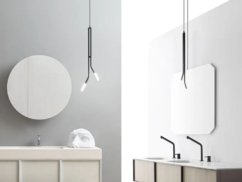 Twins, lampada a sospensione di Cerasa